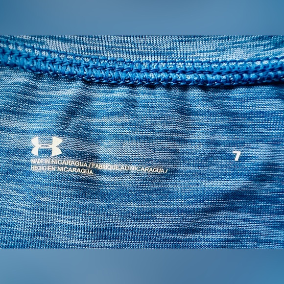 Zara & Under Armour Blue Long-Sleeved T-Shirts size 7 - Picture 8 of 9